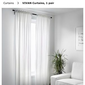 IKEA Vivian curtains 1 pair per pack